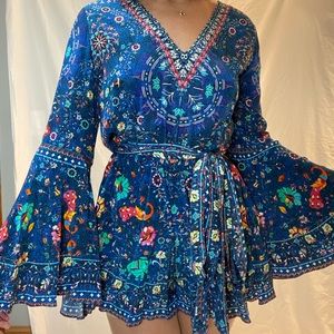Camilla Kindness Kaleidoscope Wide Sleeve Playsuit